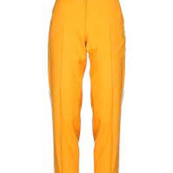 Calvin Klein pants, wool blend, side-stripe trousers marigold tapered trousers - Picture 2 of 7